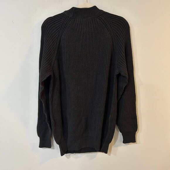 NWOT ASOS Collusion Black Heavy Knit Oversized Sweater Dress Women’s Size Small - Picture 5 of 5